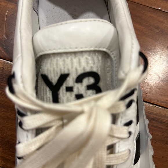 Yohji Yamamoto x Adidas, white and black leather, round toe, transparent rubber - Picture 3 of 5